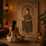 Panel Decorativo de Buda Dharma - BOUTIQUEDELAINDIA
