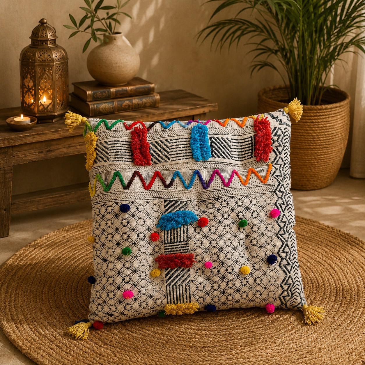 Cojín de Meditación Alma Oriental - R60 - BOUTIQUEDELAINDIA