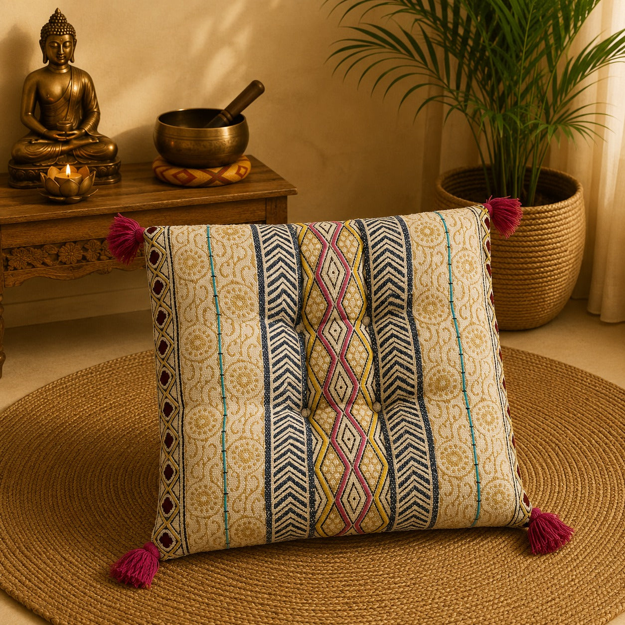 Cojín de Meditación Alma Oriental - R60 - BOUTIQUEDELAINDIA