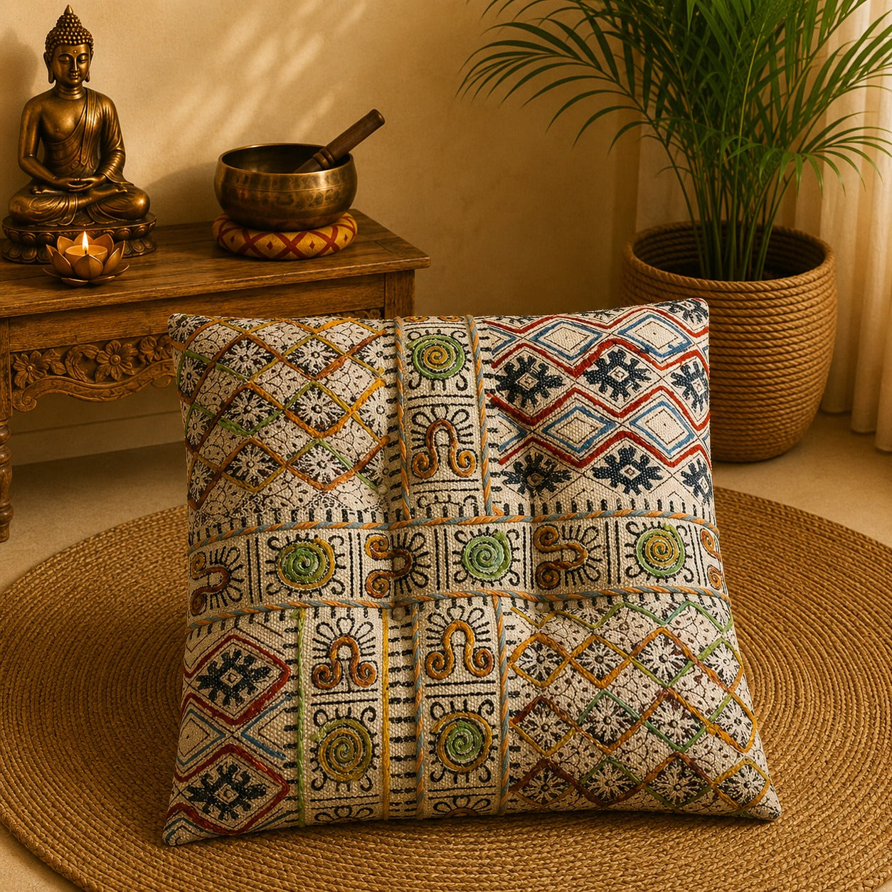 Cojín de Meditación Alma Oriental - R60 - BOUTIQUEDELAINDIA
