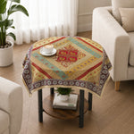 Mantel Cuadrado con Elefantes Bordados - BOUTIQUEDELAINDIA