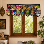 Cenefa India Rangoli Multicolor con Pompones