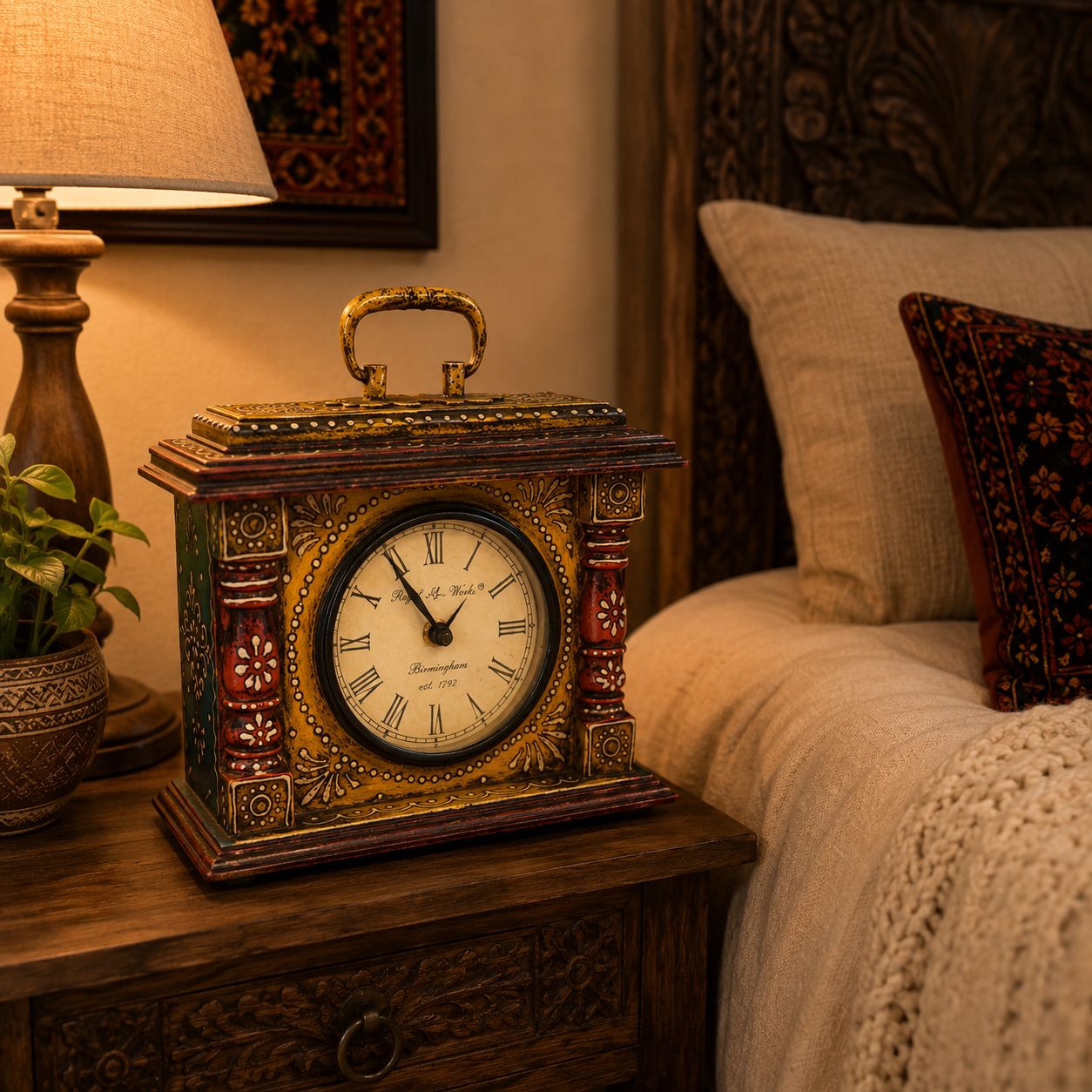Reloj de Mesa Kairavi - BOUTIQUEDELAINDIA