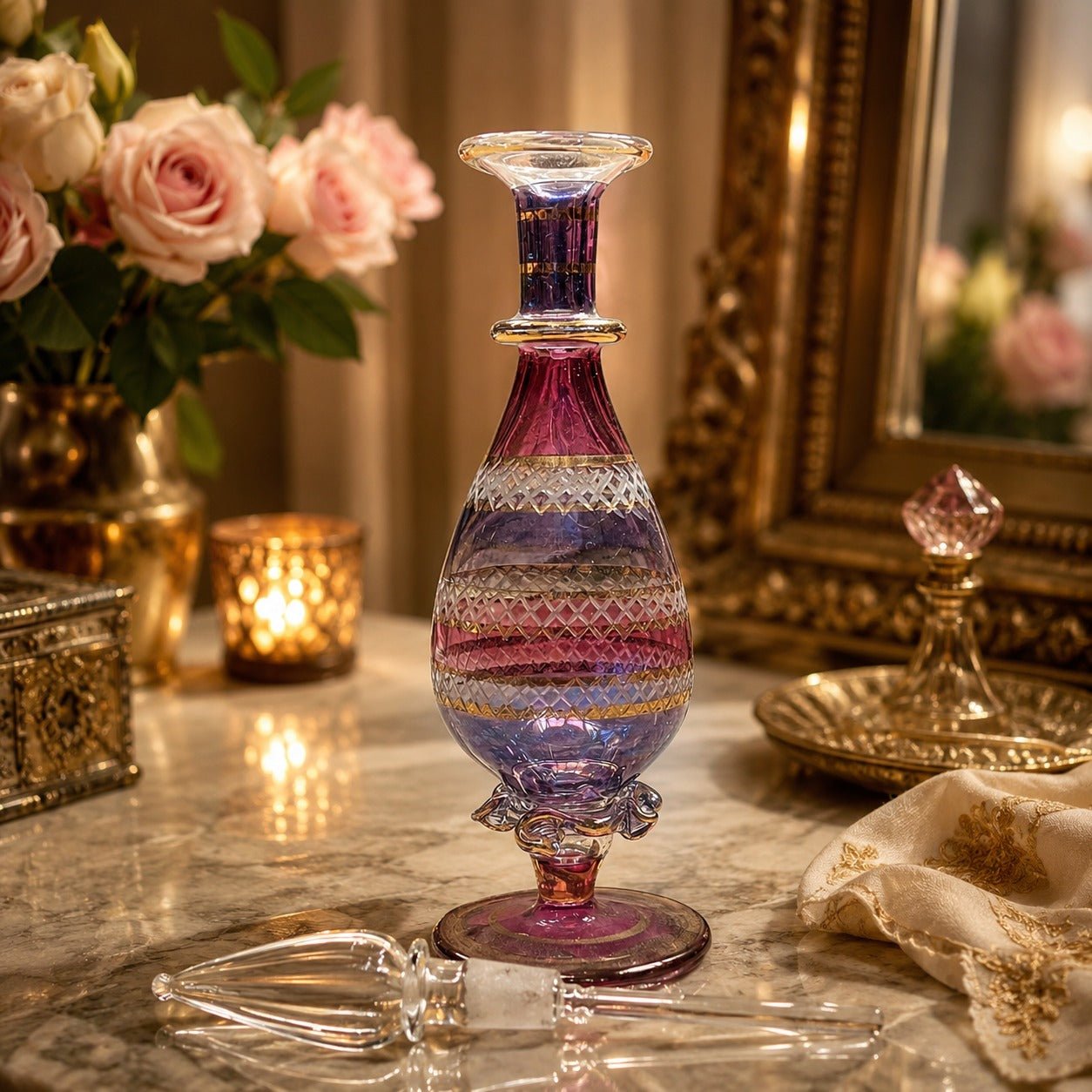 Perfumero Artesanal Meera Crystal Essence - BOUTIQUEDELAINDIA