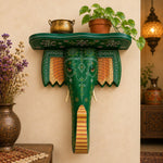 Repisa Decorativa Elefante de los Templos de Kerala - BOUTIQUEDELAINDIA