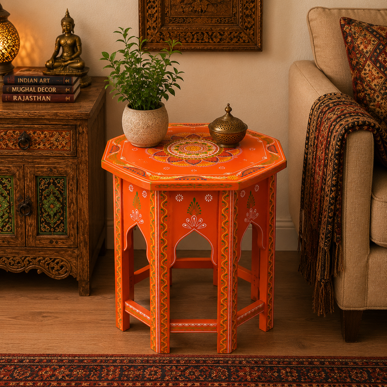Mesa Auxiliar Esplendor Oriental