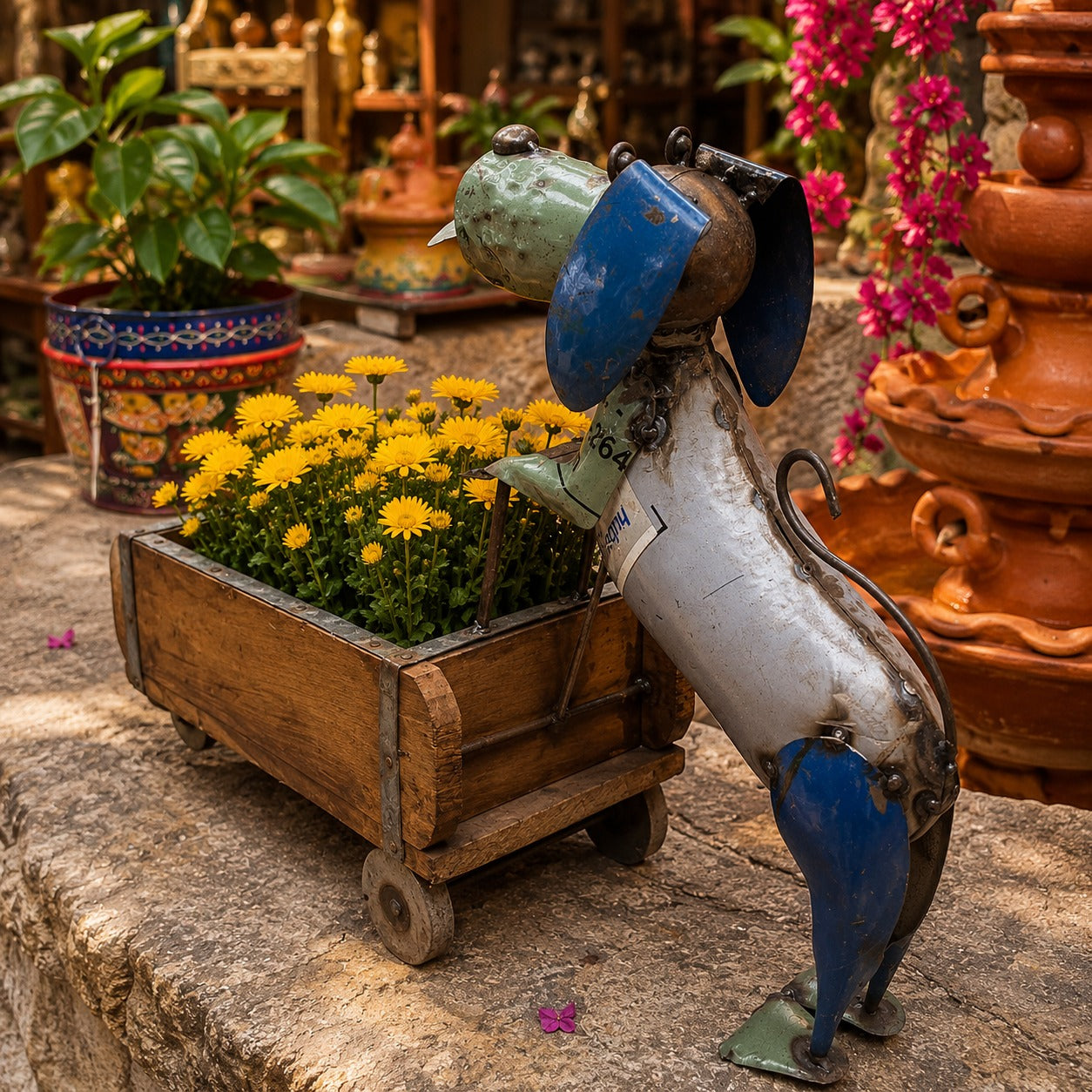 Carretilla Jardines Reales de Srinagar