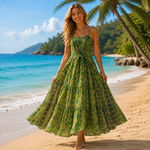 Vestido Angeli  Elastico DR-51 Verde