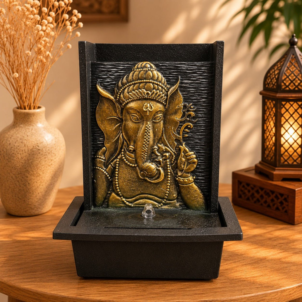Fuente de Agua Decorativa Ganesha Prosperidad - BOUTIQUEDELAINDIA