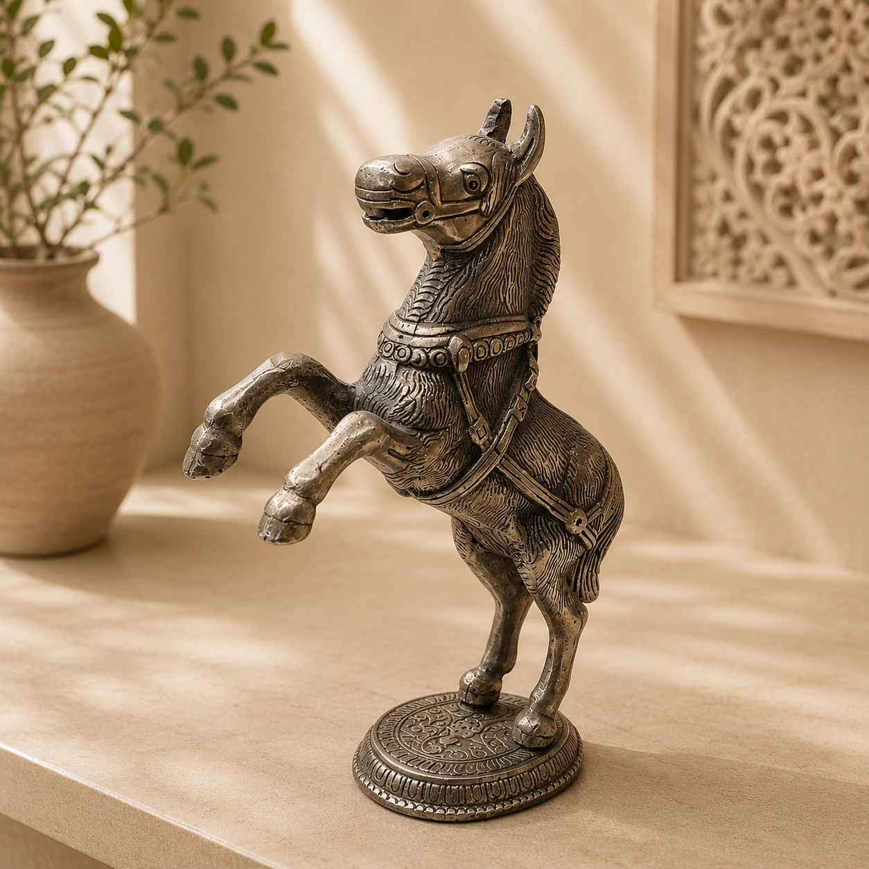 Caballo de Salto en Aluminio