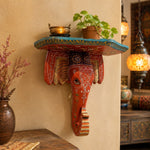 Repisa Decorativa Elefante de los Palacios de Mysore - BOUTIQUEDELAINDIA