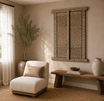 Ventana Decorativa Rajput en Madera Tallada