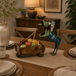 Carretilla del Encanto de los Jardines Mughal - BOUTIQUEDELAINDIA