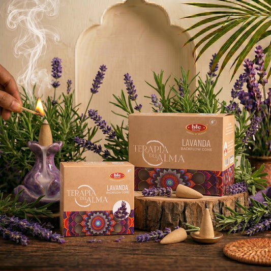 Incienso Bic Cono - Cascada  de Lavanda PPM2.4K