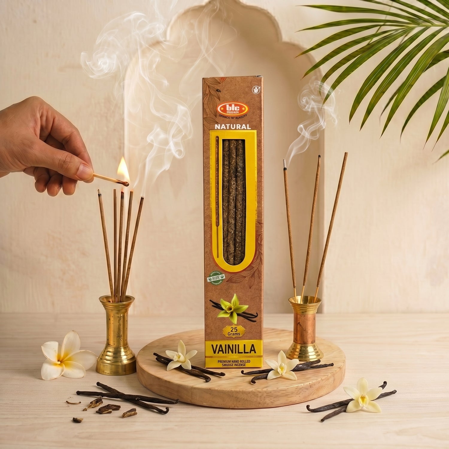 Incienso Bic Natural Vainilla PPM5.4K