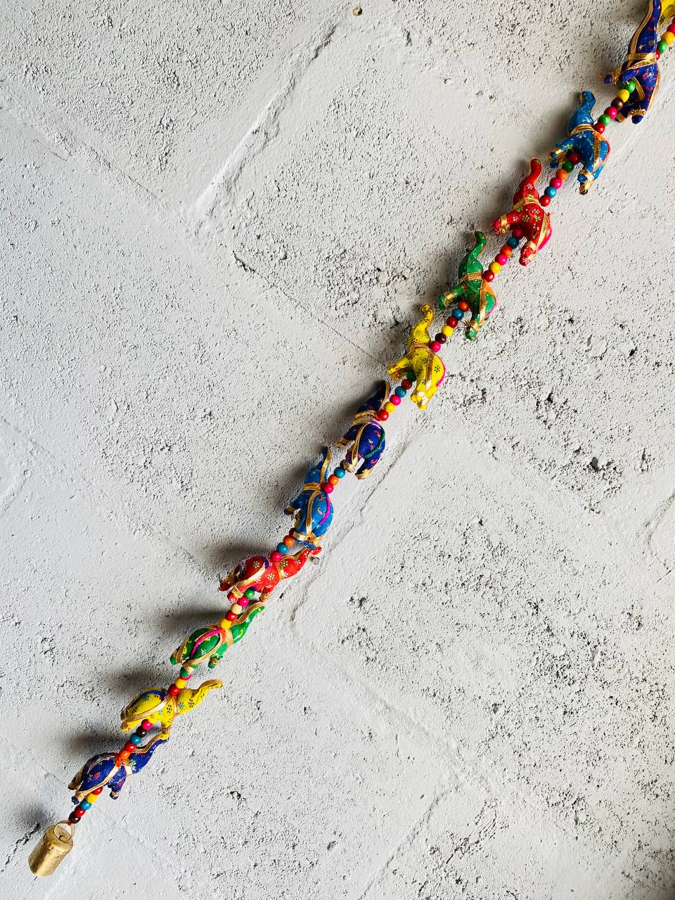Colgante de Elefantes pequeños en tela