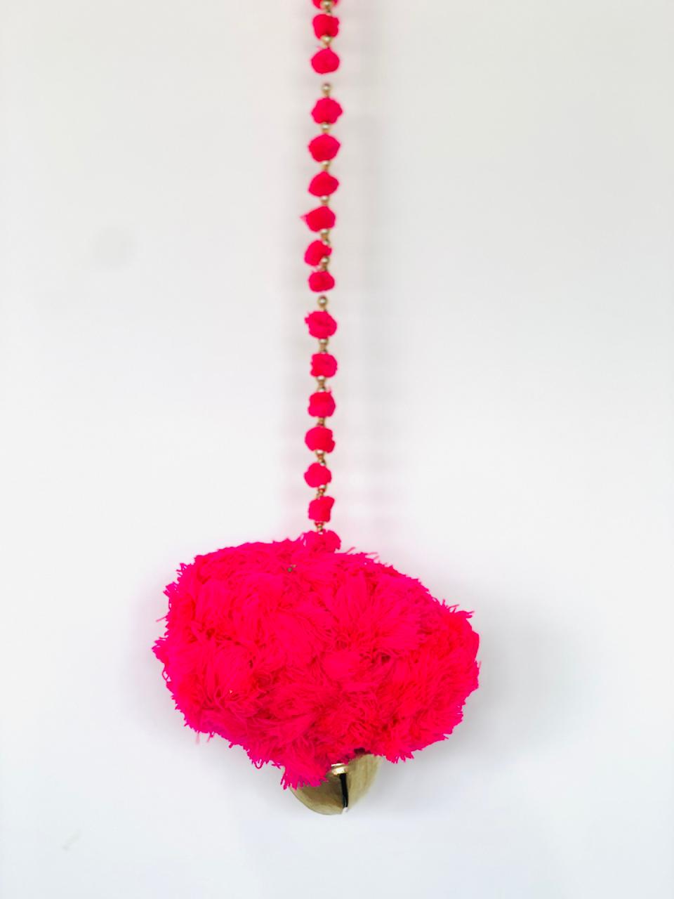 Colgante de pompom cascabel grande