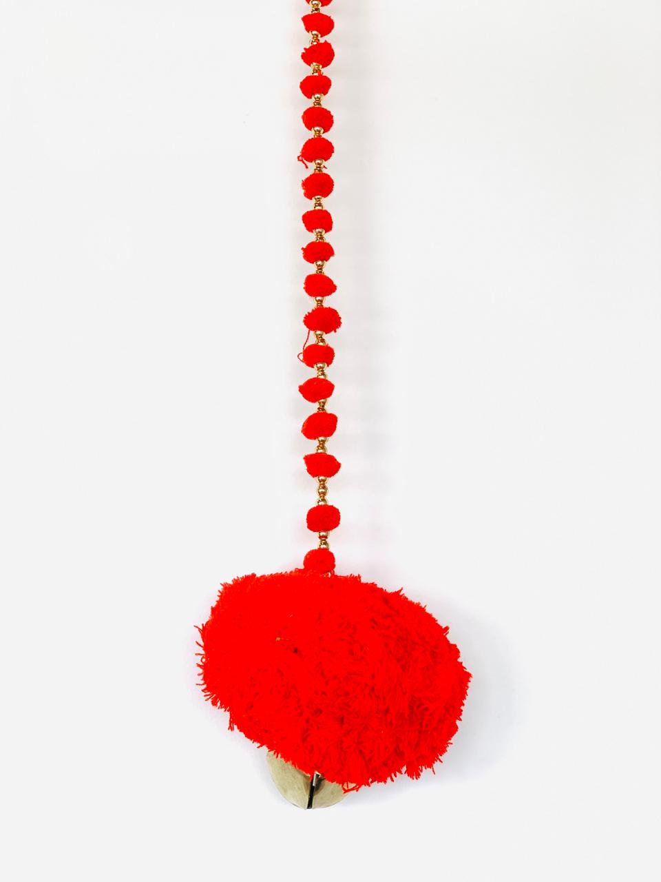 Colgante de pompom cascabel grande